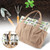 Tebru Garden Tool Tote, Multi-purpose Garden Tool Organizer Diaper Bag Holder Market Tote , Garden Tool Organizer