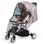 Bemece Stroller Rain Cover Universal, Baby Travel Weather Shield, Windproof Waterproof, Protect From Dust Snow Black-l