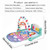 Fovolat Baby Gym Piano Play Mat Baby Play Gym Musical Toys Activity Center With Lights & Music Tummy Time Sensory Toys For Infant Baby 0 3 6 Months Old Appropriate