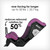 Diono Radian 3qxt All-in-one Convertible Car Seat, Slim Fit 3 Across, Pink