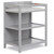 Dream On Me Synergy Convertible Crib And Changer In Pebble Gray