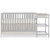 Dream On Me Synergy Convertible Crib And Changer In Pebble Gray