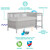 Dream On Me Synergy Convertible Crib And Changer In Pebble Gray