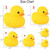 Novelty Place Rubber Duck Family Pack Ducky Baby Bath Toy For Kids (pack Of 6)