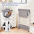Gymax Baby Changing Table Folding Infant Diaper Station Nursery W/ Storage
