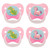 Dr. Brown's Prevent Classic Pacifier, Stage 1 (0-6m), Explore Pink, 4 Count