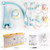 Wzcpcv Baby Crib Mobile,crib Mobiles With Music Lights&projection Function,remote& Teether Rattle Crib Toys,music Mobile Blue/pink
