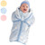 Joie Bean Swaddle Sack Adjustable Baby Sleep Wrap | Sleep Sack Bag For Baby And Toddler | 2 In 1 Blanket And Infant Sleeping Bag | Soft, Micro Fleece Wearable Blanket For Secure Sleep Nap - Blue
