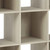 9 Cube Wooden Organizer With Grain Details, Natural Brown