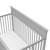 Storkcraft Horizon 5-in-1 Convertible Baby Crib, Pebble Gray