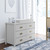 Little Seeds Monarch Hill Haven 6 Drawer Dove Gray Changing Dresser
