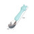 Opolski Safe Baby Spoon Smooth Edge Corrosion Resistant Food Grade Material Baby Feeding Fork Utensil For Household