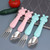 Opolski Safe Baby Spoon Smooth Edge Corrosion Resistant Food Grade Material Baby Feeding Fork Utensil For Household