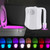 Harupink Led Uv Sterilizer Toilet Bowl Night Light Motion Activated Toilet Seat Lamp