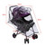 1pc Pvc Universal Waterproof Baby Stroller Rain Cover Dust Wind Shield Pram Accessory, Stroller Rain Cover, Baby Pushchair Shield