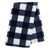 Parents Choice Blue And White Buffalo Check Plush Baby Blanket, Boy