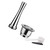 4pcs/set Stainless Steel Refillable Reusable Coffee Capsule Coffee Tamper Coffee Pod Replacement For Nespresso Machine
