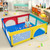 81" Large Baby Playpen Infant Baby Fence Safety Play Center Yard W/ 50 Ocean Balls