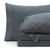 Glowsol 4 Pcs 100% Bamboo Bedding Sheet & Pillowcase Sets Silky Soft Cool Sheets With 16" Deep Pocket For Hot Sleepers, Dark Gray, King