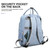 Diaper Bag Backpack Large Capacity Multi-function Infant Bed Baby Diaper Bag With With Insulated Pockets 2 Travel Belts For Mom Dad Baby Infant Travel Outdoor Black/blue