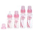 Dr. Browns Pink Bottles 4 Pack (2 - 8 Oz Bottles) And (2 - 4 Oz Bottles)