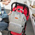 Spencer Waterproof Large Capacity Backpack Diaper Bag, Brown