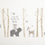 Levtex Baby Bailey Charcoal And White Woodland Themed 5 Piece Crib Bedding Set