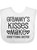 Inktastic Grammy Kisses For Granddaughter Gift Baby Girl Bib
