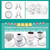 4pack Duckbill Valve And Silicone Diaphragm Compatible With New Portable Breast Pump, Breast Pump Parts Include Replacement Breast Pump Valve And Membrane Reflux Silicone Membrane