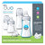 Chicco Duo Newborn Hybrid Baby Bottle Starter Gift Set With Invinci-glass Inside/plastic Outside In Clear/grey