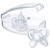 Chicco Duo Newborn Hybrid Baby Bottle Starter Gift Set With Invinci-glass Inside/plastic Outside In Clear/grey