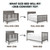Davinci Hidden Hardware Twin/full-size Bed Conversion Kit (m5789) In Dark Java Finish