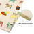 Double-sided Baby Game Play Mat Kids Crawling Mat Foldable Play Picnic Pad - 71x78 Inches