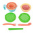 Spptty Infant Food Masher, Pp Food Maker 5.9 X 4.3in Fruit Feeder Set, Holeâshaped Grinding Plate Stacked Storage For Babies Food
