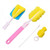 Final Clear Out! 4pcs/7pcs Set Sponge Baby Milk Bottle Stainless Steel Straw Brush Cleaning Tools