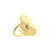 Fridja Baby Pacifier 26 Letter Name Initials Clip Silicone Baby Pacifier Golden Shiny Newborn Pacifier
