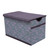 Bacati - Clouds In The City Mint/grey Storage Toy Chest