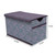 Bacati - Clouds In The City Mint/grey Storage Toy Chest