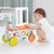Baby Walker With Wheel, 3-in-1 Wooden Activity Walker For Kids 1-3 Years, Baby Push Walker Girl&boy/wooden Push Toy/walker Toy Infant/baby Wagons/learning Walker/push Cart Toy Orange