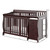 Baby Crib With Changing Table And 6 Drawer Double Dresser Set In Espresso