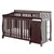 Baby Crib With Changing Table And 6 Drawer Double Dresser Set In Espresso