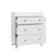 Storkcraft Beckham 3 Drawer Modern Changing Vertical Dresser White Finish