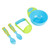 4pcs Baby Food Masher, Baby Mash Bowl,  Bowl Spoons Set, For Baby Food Mash Mash Fine Home Blue And Green