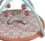 Bacati - Girls Activity Gym & Playmat, Sophia Paisley Coral/aqua With Toys