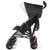 Baby-joy Foldable Twin Baby Double Stroller Kids Ultralight Umbrella Stroller Pushchair Black