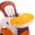 3 In 1 Convertible High Chair With Feeding Tray For Baby, Orange