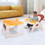 3 In 1 Convertible High Chair With Feeding Tray For Baby, Orange