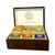 Pride Of India - Organic Herbal Tea Chest - 72 Tea Bags Assorted - Hand Packed, Best For Gifting, Holidays, Tea Parties, Corporate/restaurant Use - Healthy Supplemental Teas, Beautiful Box & Clear Lid