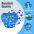 Langsprit 3 Pack Swim Diaper For Baby & Toddle,reuseable Washable Diaper Swim For Swimming Lesson & Baby Shower Gifts