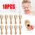 1/2/4/6/8/10/12/14/16/18/20pieces Wooden Newborn And Toddler Brush With Wooden Handle And Super Soft Goat Bristles For Newborns And Toddlers